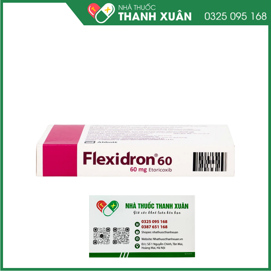 Flexidron 60 giảm viêm xương khớp, viêm khớp dạng thấp